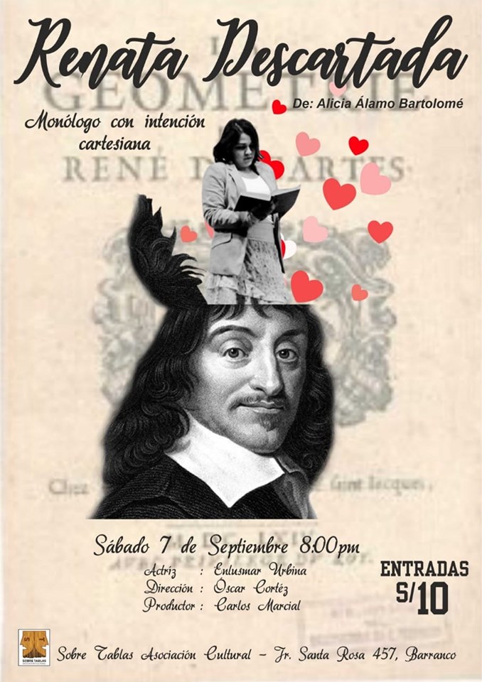 Flyer de la Última función 2019 de Renata Descartada