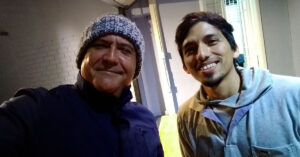 Sergio González y Omar Velásquez Dramaturgo y Director de "Juan está muerto"