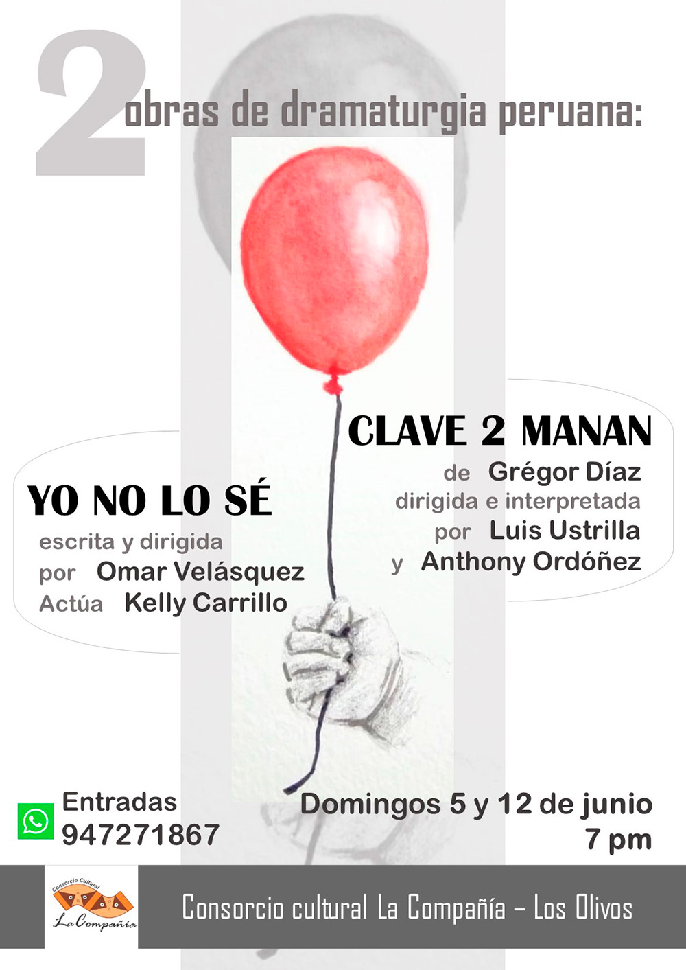 Teatro de impacto en Los Olivos 2 obras de dramaturgia peruana