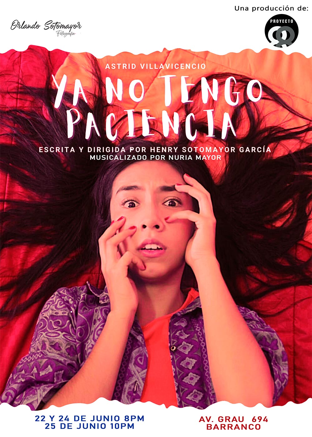 Afiche de "Yo no tengo paciencia"