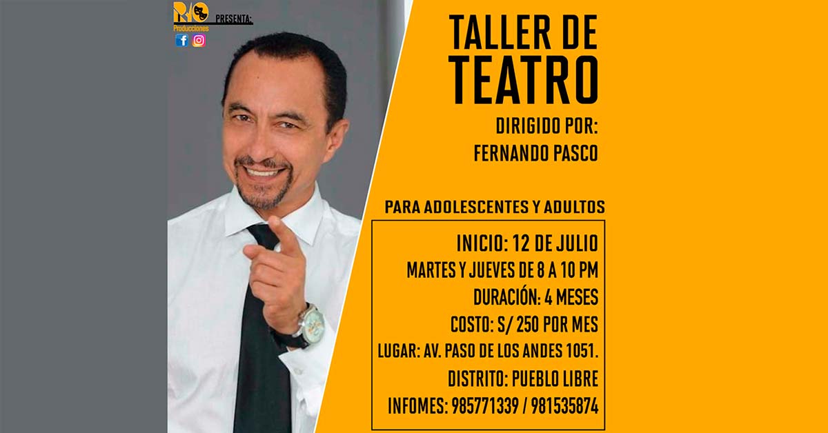 Aprende actuación con Fernando Pasco
