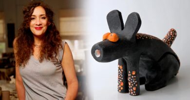 Cécica Bernasconi presenta creaciones en cerámica y lana
