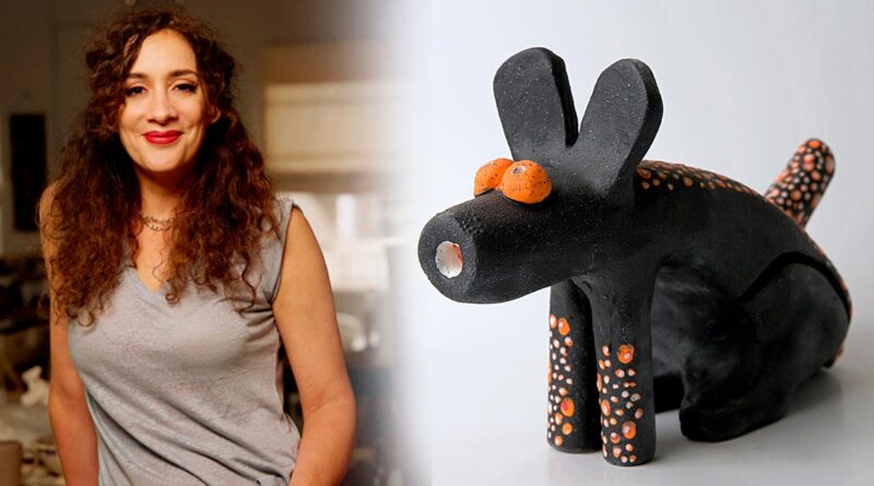 Cécica Bernasconi presenta creaciones en cerámica y lana