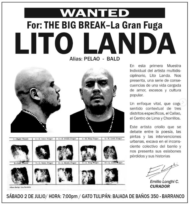 Lito Landa - Primera muestra multidisciplinaria en Barranco