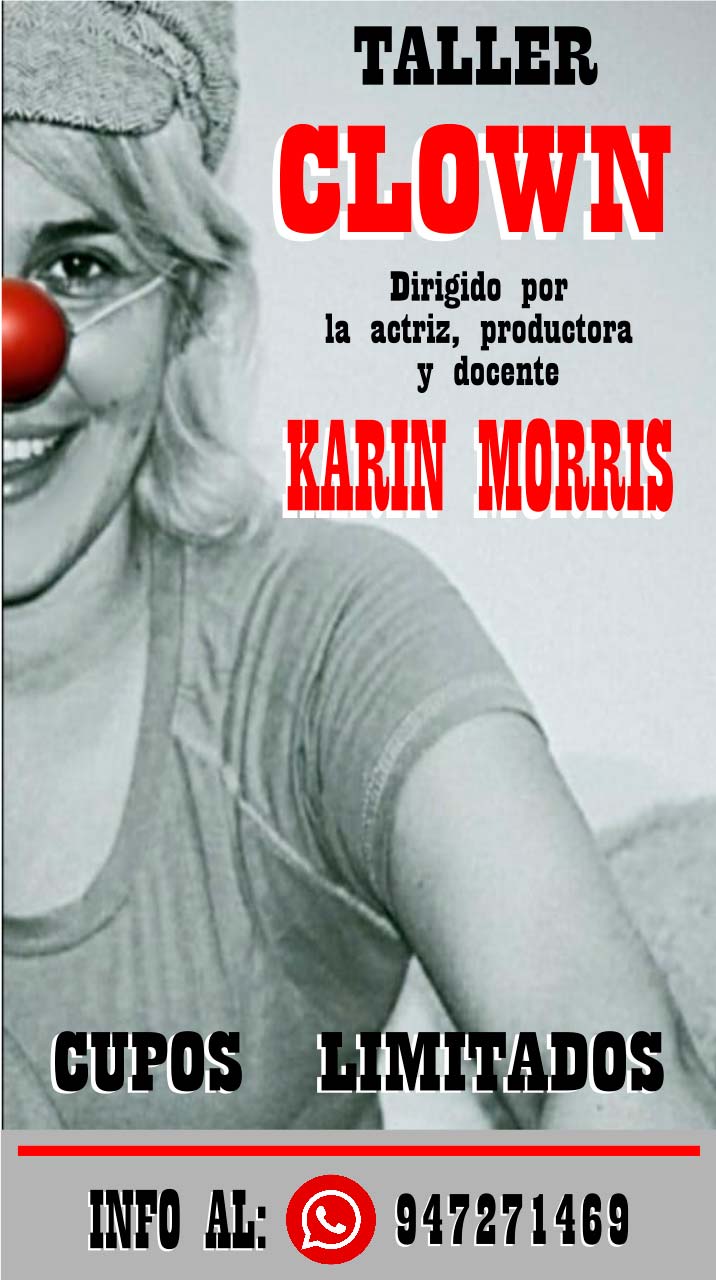 Taller de Clown para Principiantes con Karin Morris