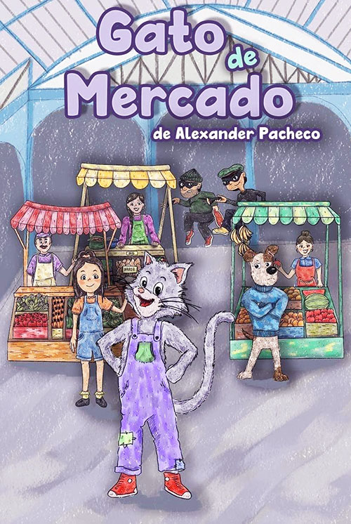 Afiche de la obra de teatro infantil Gato de Mercado