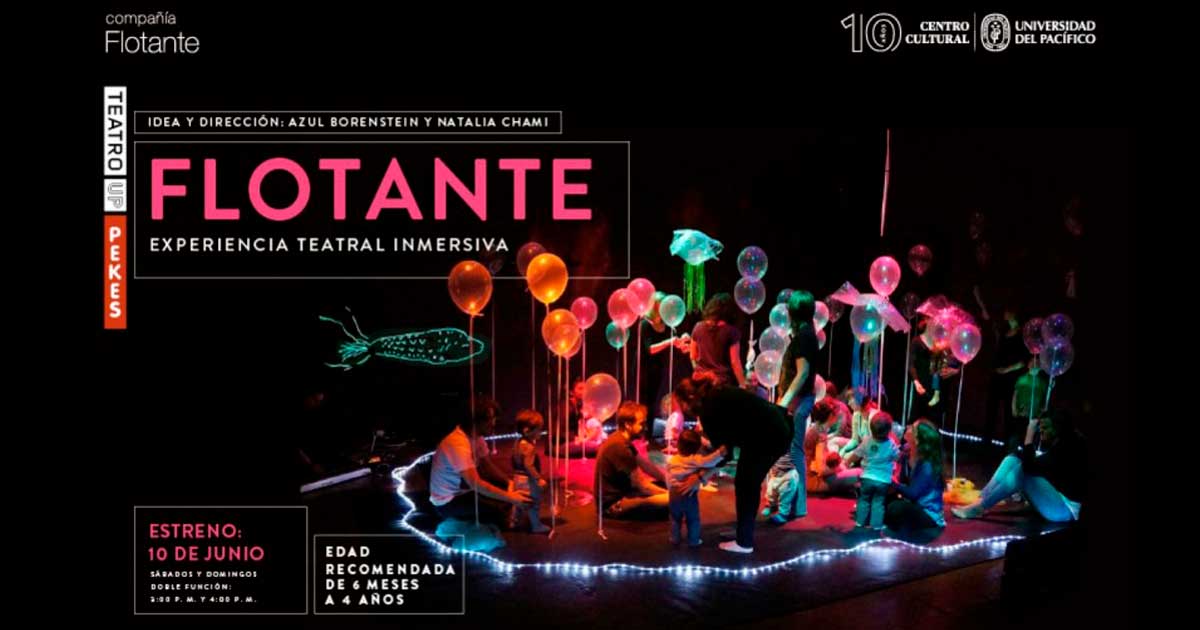 Flotante: teatro inmersivo para bebés