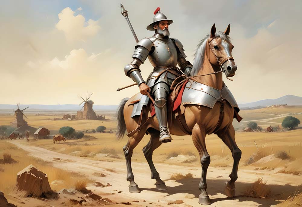 Don Quijote el personaje de Cervantes inspirado en su condición de Adulto Mayor