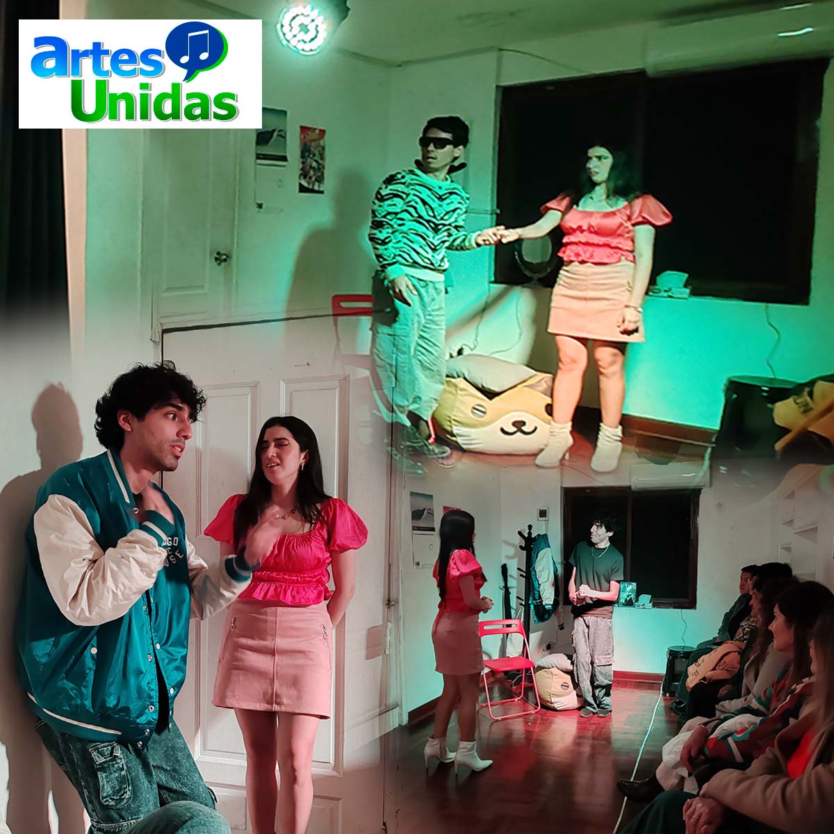 Reportaje Artes Unidas a "Súper Tormenta" Obra de teatro en Piso 1