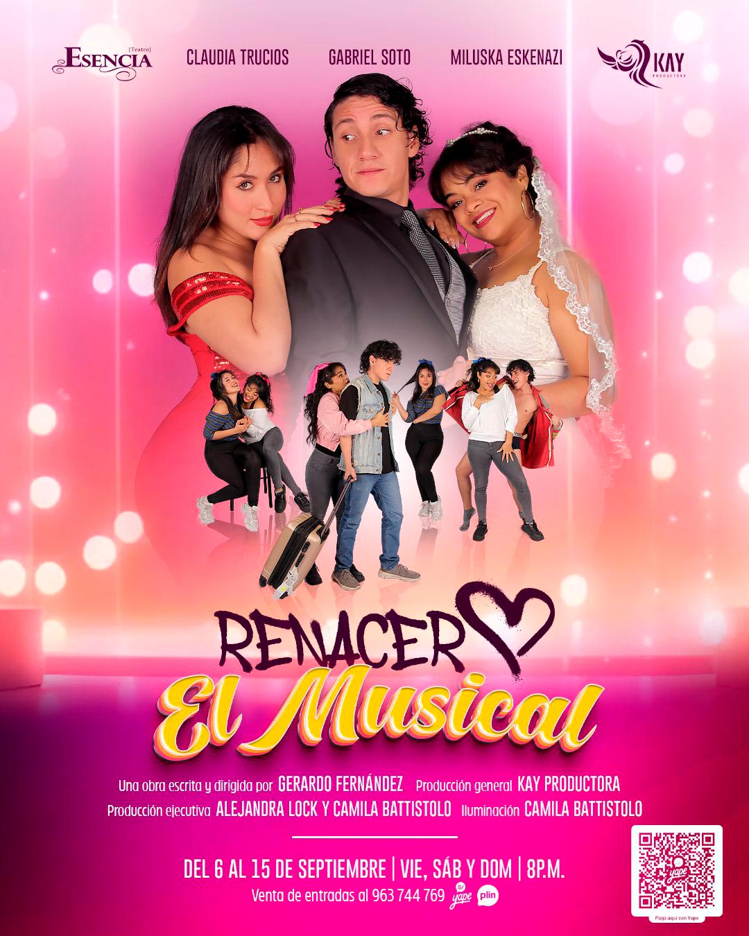 Afiche de "Renacer el Musical"