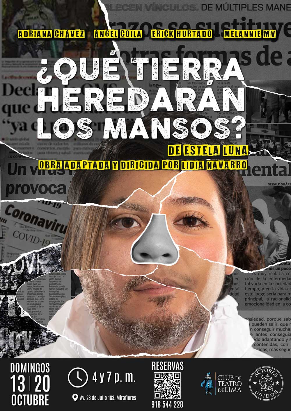 ¿Qué tierra heredarán los mansos? ¡Teatro reflexivo y audaz!