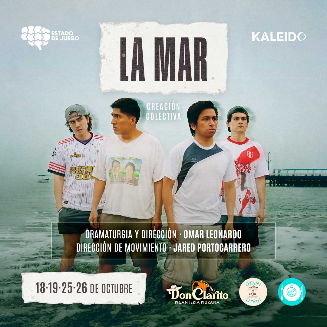 Afiche de "La Mar" creación colectiva - Obra de teatro