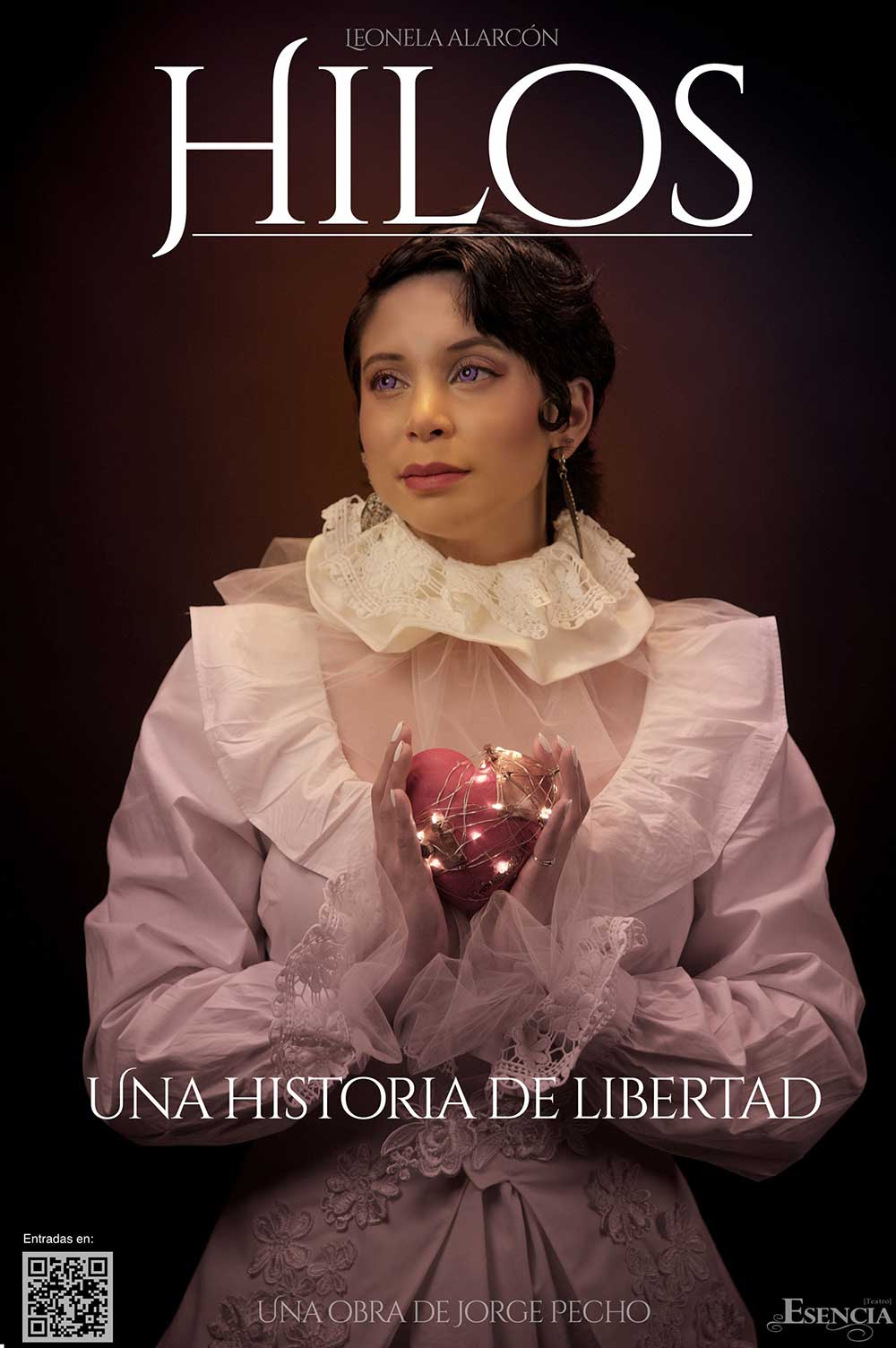 Afiche de la obra "Hilos: Una historia de libertad"