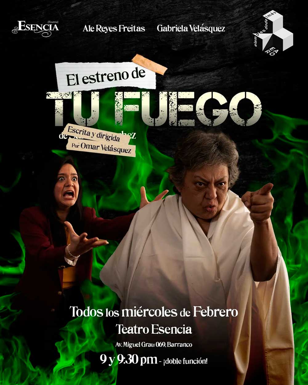 Obra de teatro breve El Estreno de tu Fuego