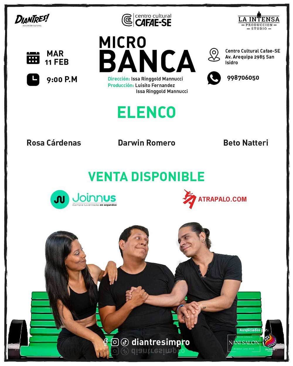 La "Micro banca" destaca por que propone una historia única basada en las ideas del público