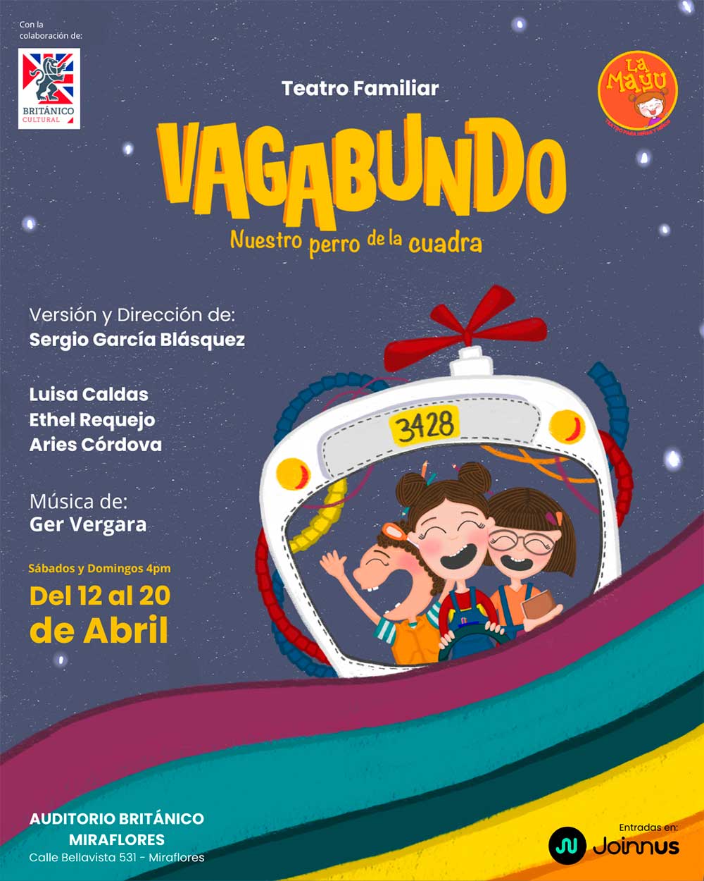 Vagabundo Nuestro perro de la cuadra se presenta en el Auditorio Británico Cultural