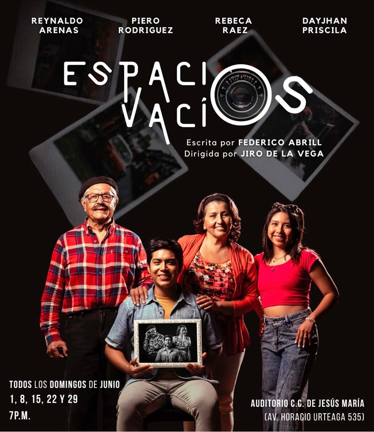 "Espacios Vacíos" es un drama familiar escrito por Federico Abrill "Espacios Vacíos" es un drama familiar escrito por Federico Abrill