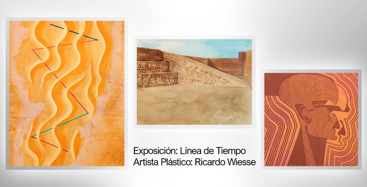 Exposición "Línea de tiempo" de Ricardo Wiesse. Exposición "Línea de tiempo" de Ricardo Wiesse.