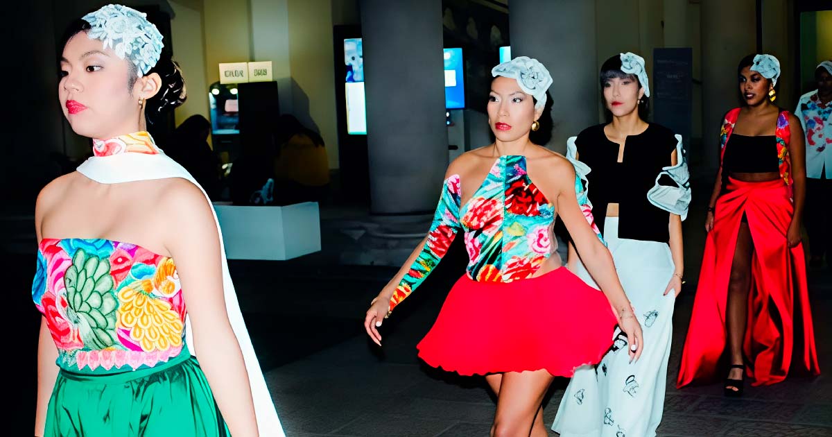Moda andina en el distrito de San Luis en Lima