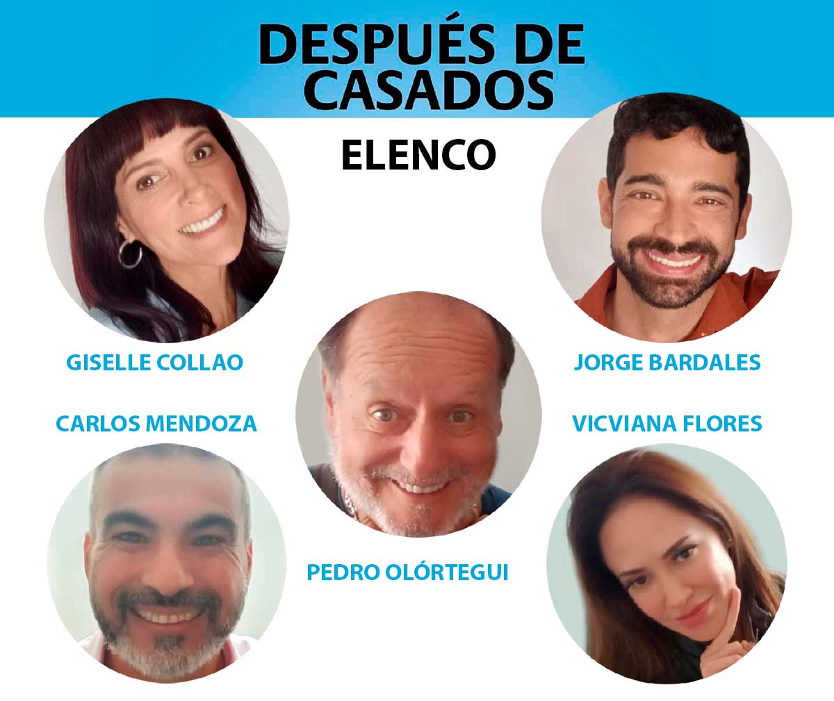 Elenco obra de teatro "Después de casados"