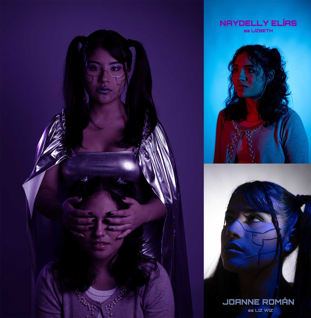 Elenco de actrices de la obra de teatro "Distorsionadas"