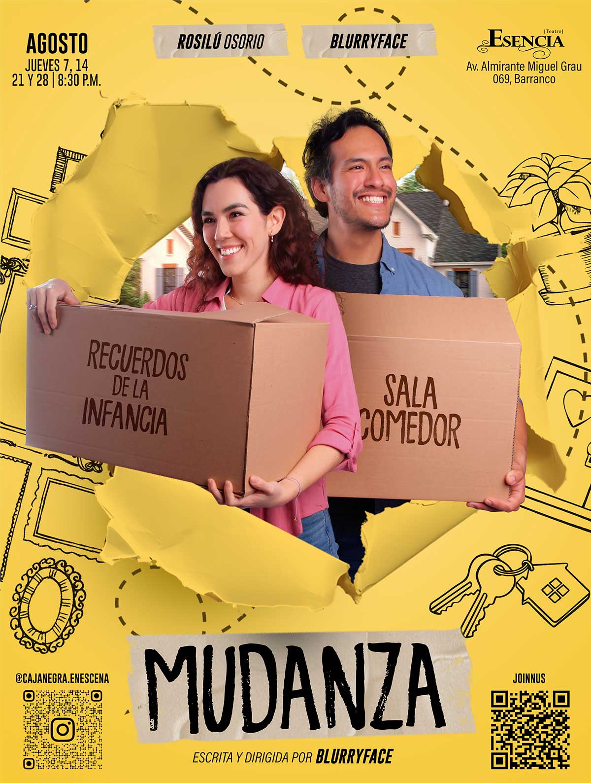 Compra tus entradas en Artes Unidas para ver "Mudanza" como parte de las obras cortas de Caja Negra en Barranco Compra tus entradas en Artes Unidas para ver "Mudanza" como parte de las obras cortas de Caja Negra en Barranco