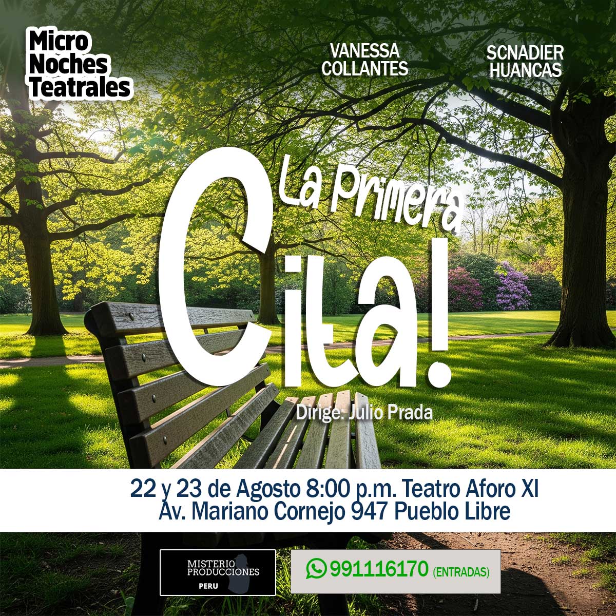 Micro noches teatrales presenta "La Primera Cita"