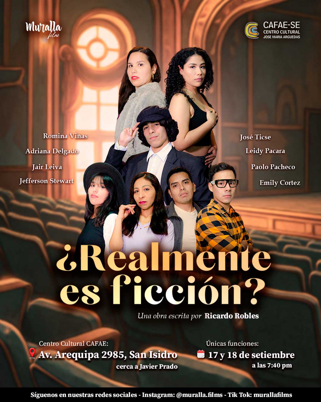 ¿Realmente es ficción? Obra de teatro ¿Realmente es ficción? Obra de teatro