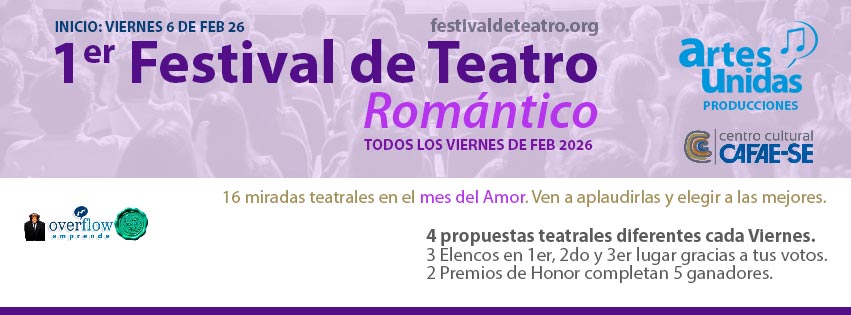 Festival de Teatro Romántico en formato de Teatro Breve - Febrero 2026