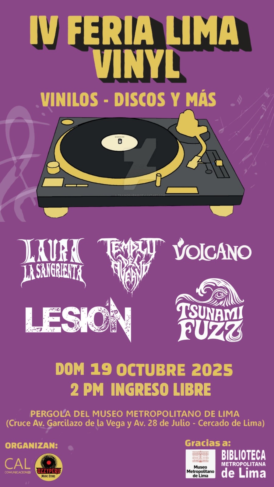 Vinilos, Discos y más en la IV Feria Lima Vinyl Vinilos, Discos y más en la IV Feria Lima Vinyl