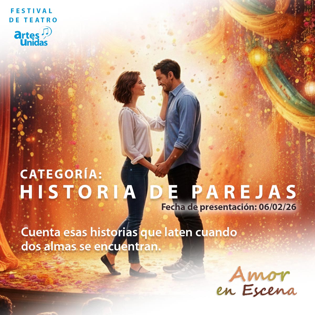 Categoría Historia de Parejas en el 1er Festival de Teatro Artes Unidas