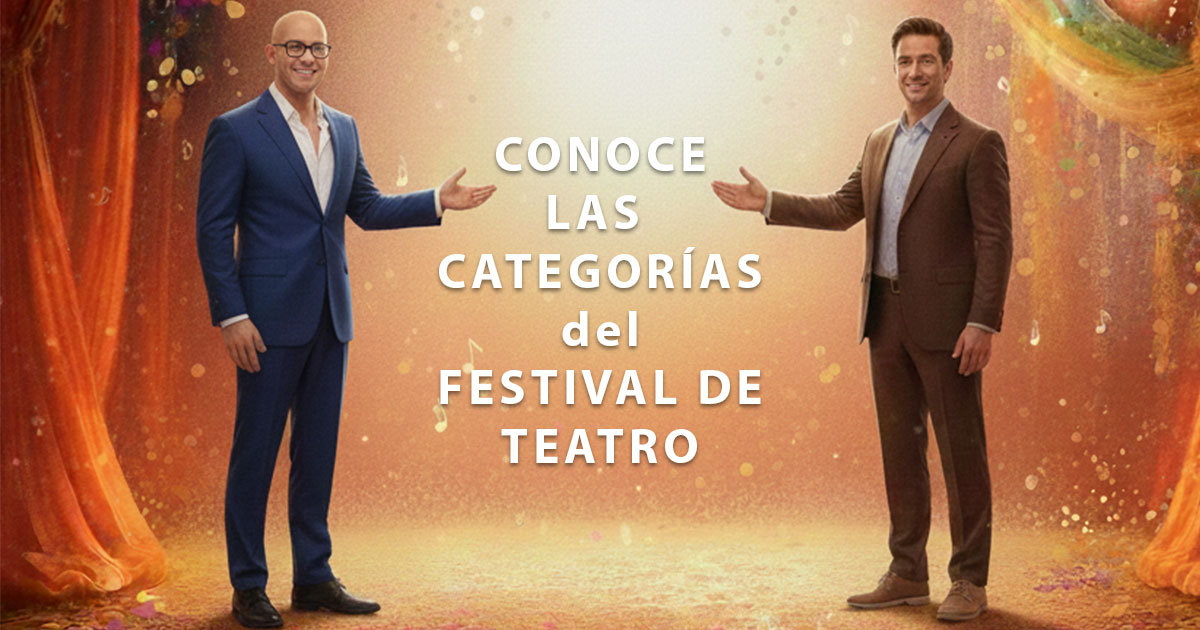 Presentamos las Categorías del 1er Festival de Teatro Artes Unidas
