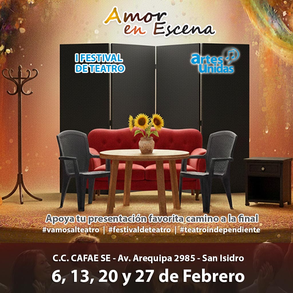 Todos los Viernes de Febrero 2026 Disfruta del 1er Festival de Teatro Artes Unidas  (compra aquí)