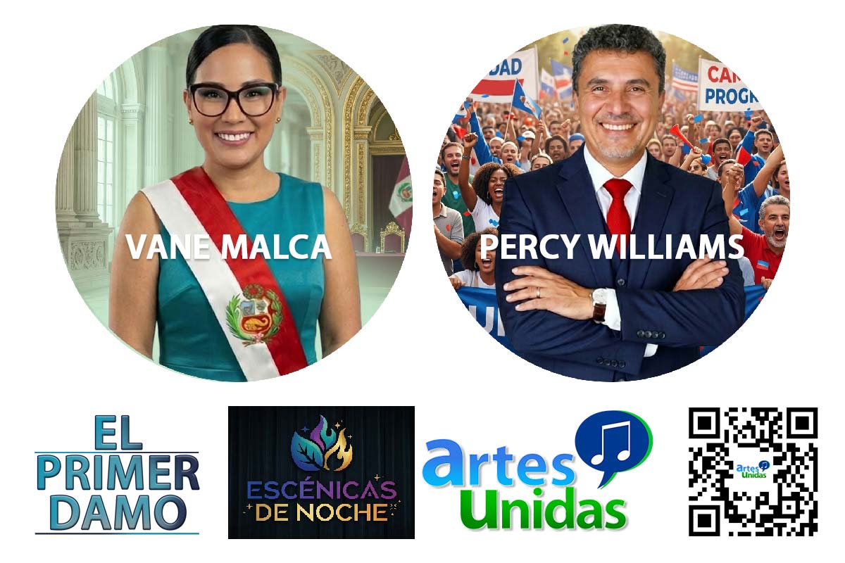 Percy Williams y Vane Malca interpretan a una pareja de esposos de la política peruana en "El Primer Damo" Percy Williams y Vane Malca interpretan a una pareja de esposos de la política peruana en "El Primer Damo"
